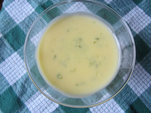 1 White Chocolate Lime Pudding