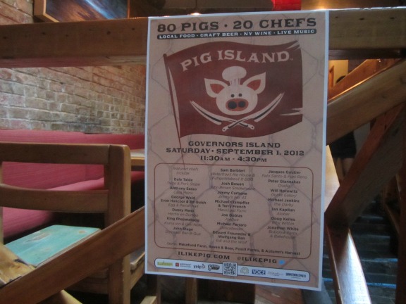 Pig Island Sign