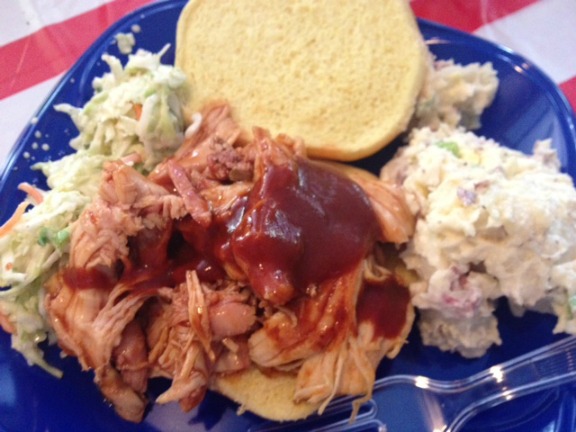 BBQ Dinner At Wedding 