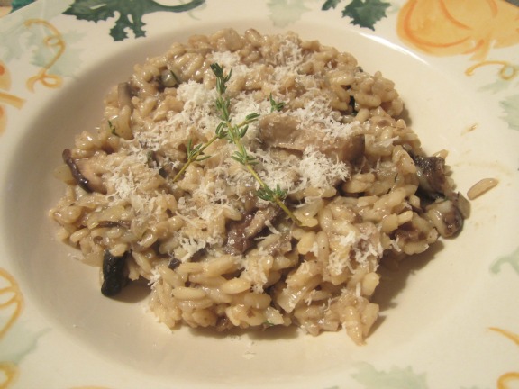 Wild Mushroom Risotto (Risotto ai Funghi) Risotto In Bowl