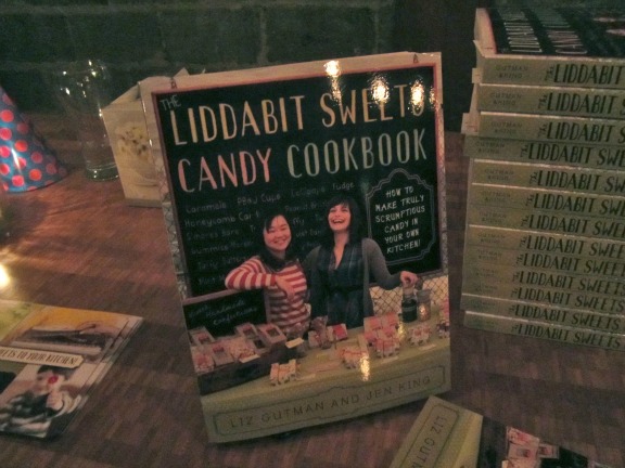 Cookbook Display At Liddabit Sweets Event