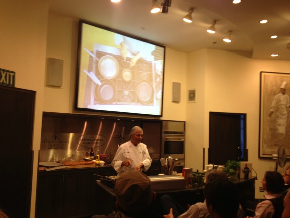 Chef Pepin Making An Omelette