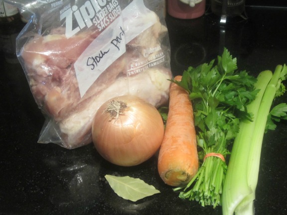 Basic Chicken Stock Stock Ingredients