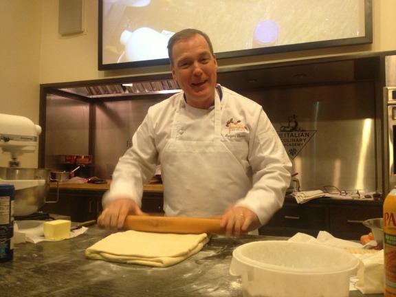 Making Dough For Croissants