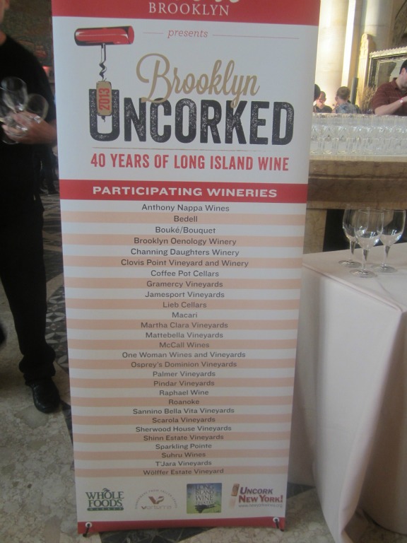Brooklyn Uncorked Sign