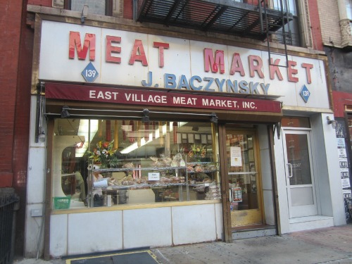 1 East Village Meat Market Shopfront