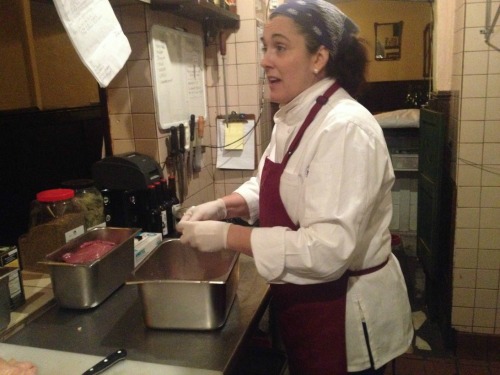 Chef Annette Tomei Explaining Prep 