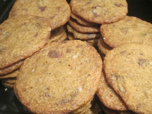 Chocolate Chip Cookies With Sea Salt