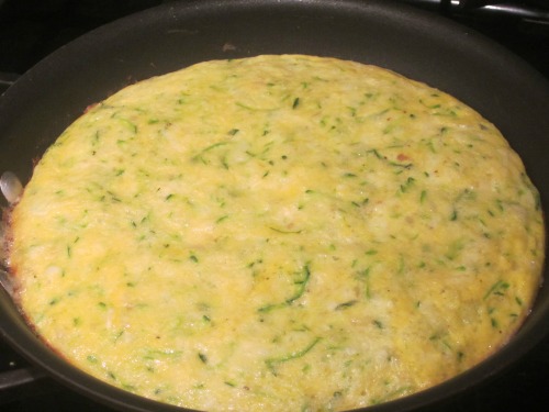 Courgette Frittata Out Of The Oven