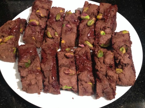 Chocolate Pistachio Biscotti 1