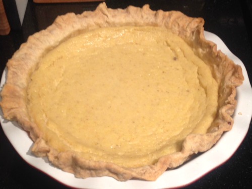 Buttermilk Pie In Pie Pan